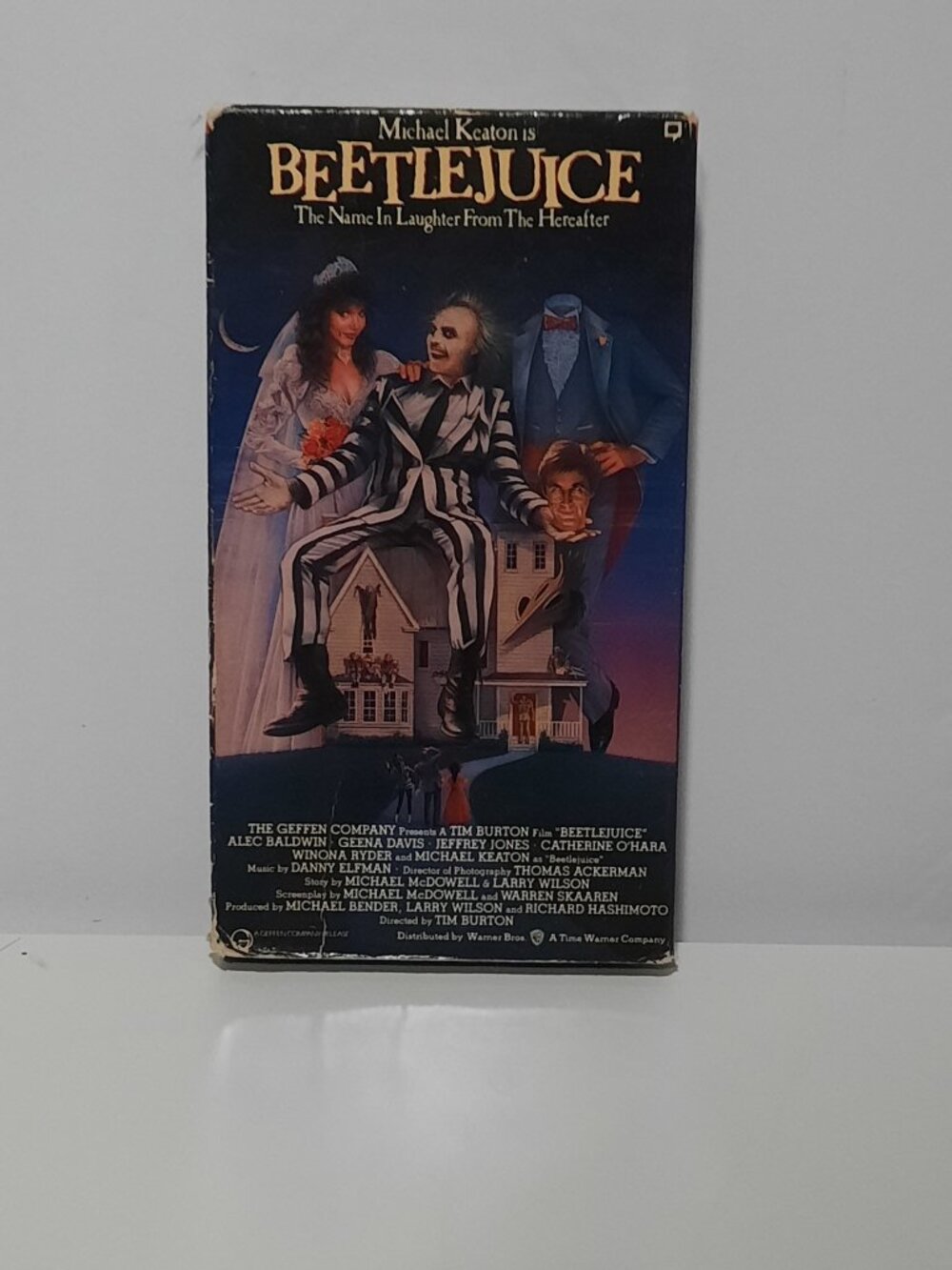 Beetlejuice VHS 1991 Michael Keaton Tim Burton Warner Home Video 11785